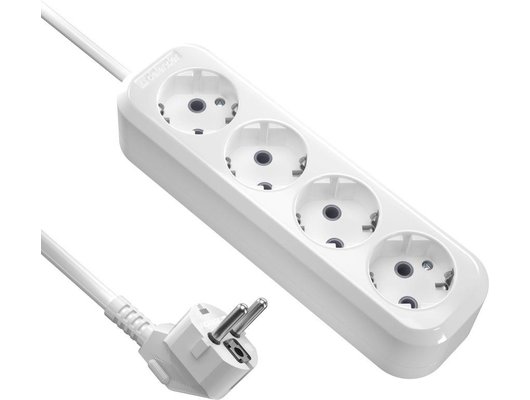 Удлинитель Defender R340 16А 4роз./2м белый (99375)